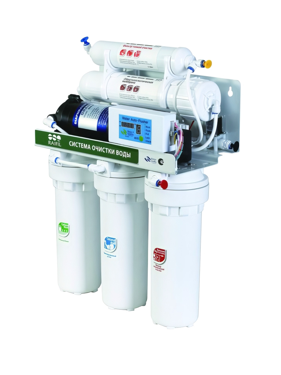 Система обратного осмоса Raifil с автопромывкой (RO50-D1) - купить